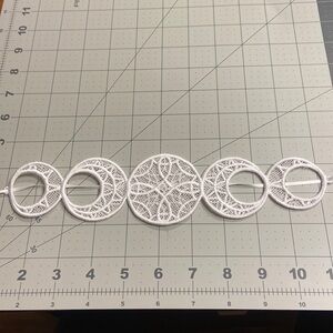 Large Lace Moon Phases Choker